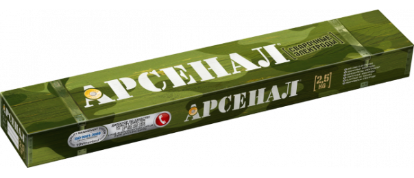 Электроды сварочные Арсенал МР-3, ф 3 мм (уп-2,5 кг) купить с доставкой в Луховицах